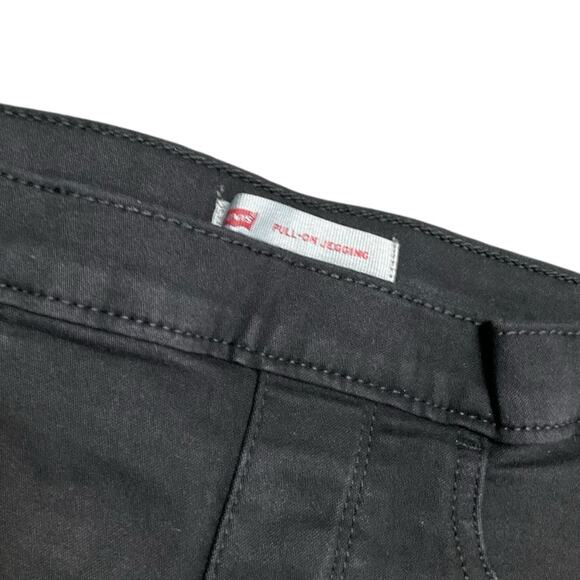 Levi’s Girl’s Pull on Stretch Skinny Jean Jeggings 2 Pack Blue Black Size 12 NWT - Picture 8 of 12